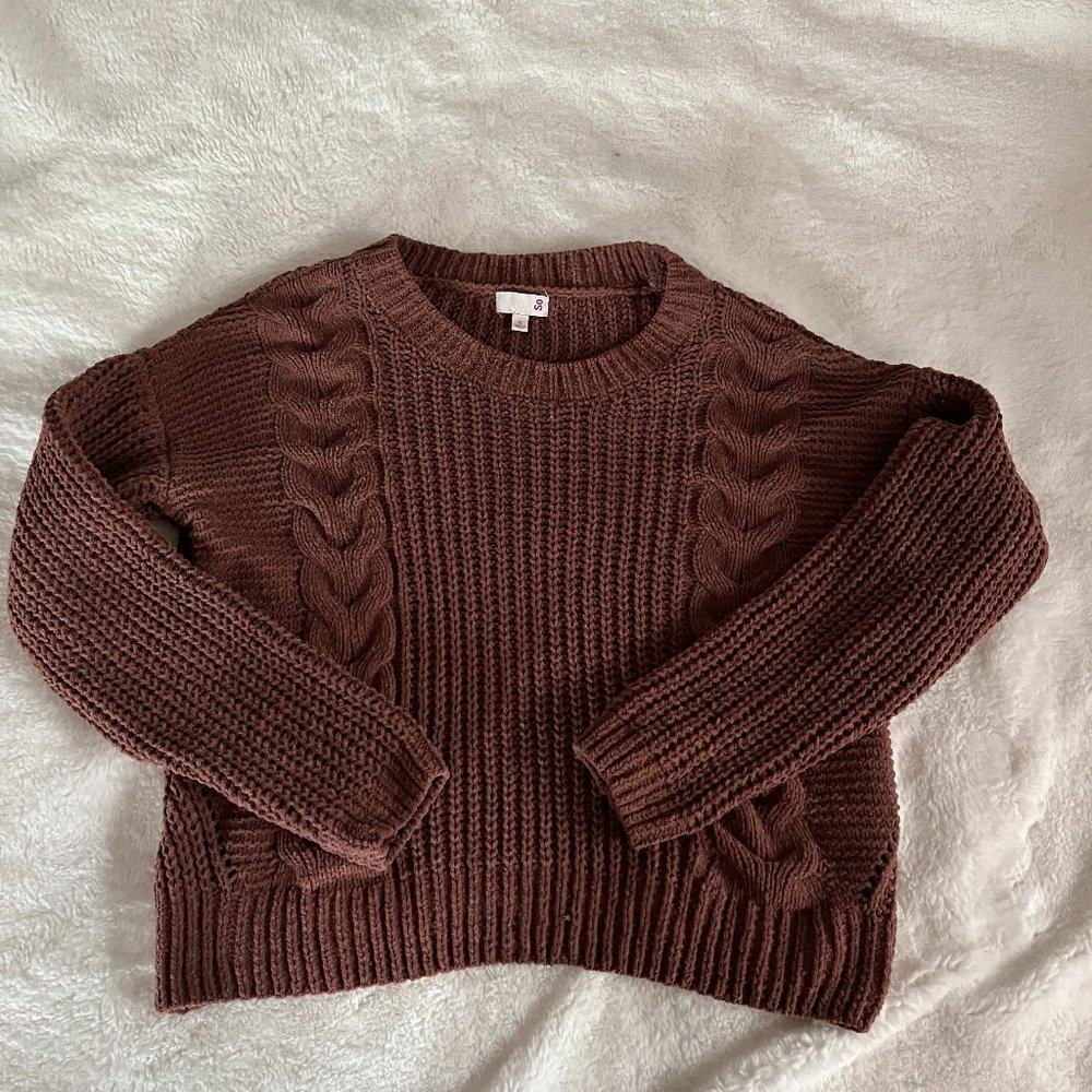 SO Crewneck Sweater, Scenic Mauve, Size S